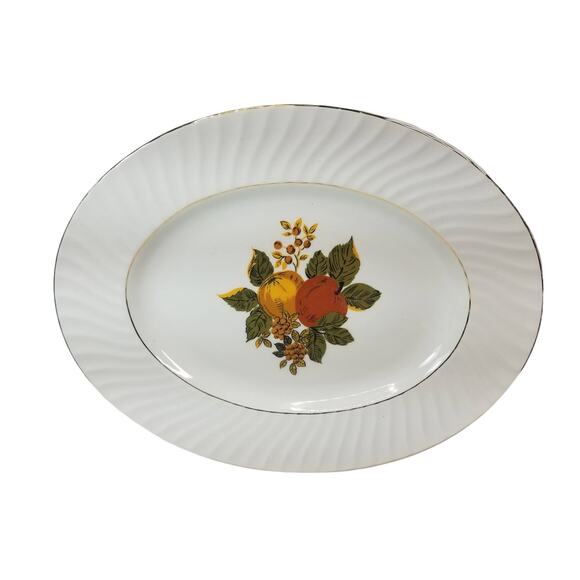 Enoch Wedgwood English Harvest Serving Plate Tray 12" - Picture 1 of 4